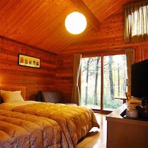 森のコテージ　くるみの木のペットと泊まれる部屋